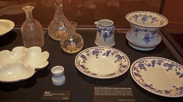19th Century china recovered from the wreck of the Titanic