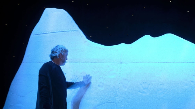 Replica iceberg wall