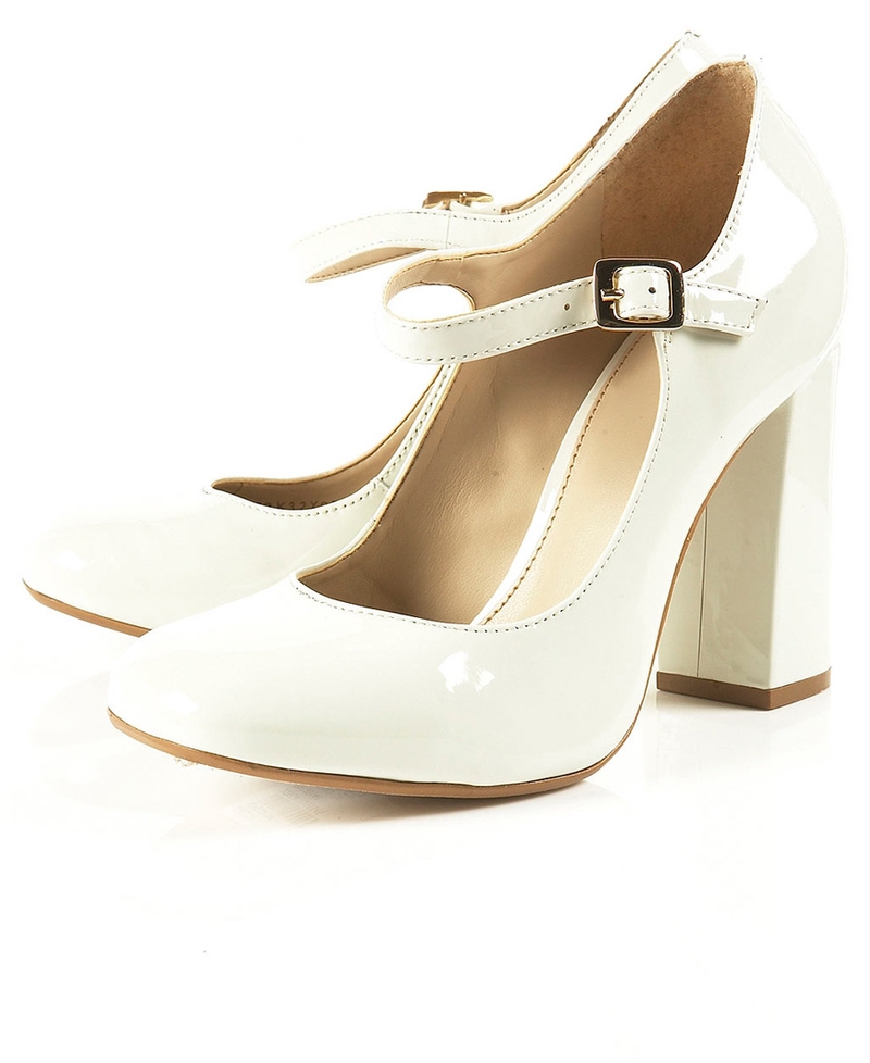 Topshop patent Mary Jane heels