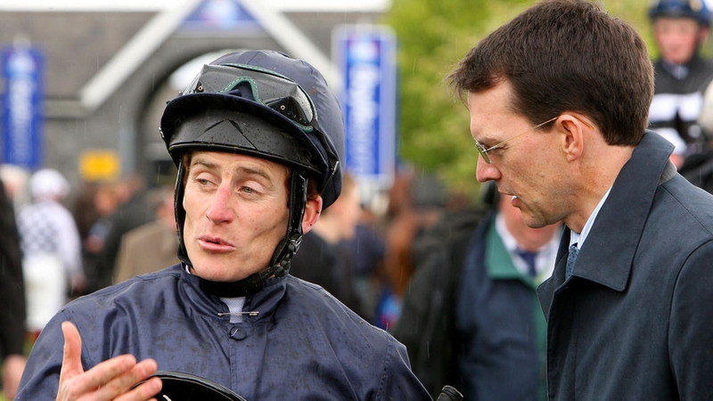 Johnny Murtagh with Ballydoyle trainer Aidan O'Brien