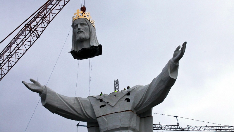 Poland - Statue located 50km from the Polish-German border