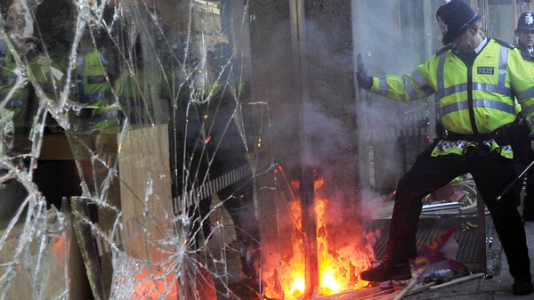 London - Eight people have been taken to hospital with injuries