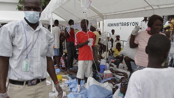 Haiti - Disease spreading in camps set up after earthquake