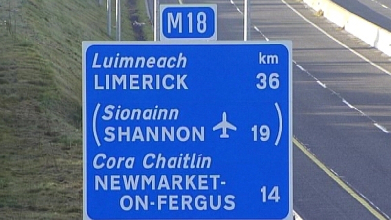 M18 - Minister for Transport opens a €200m section of the motorway in Gort