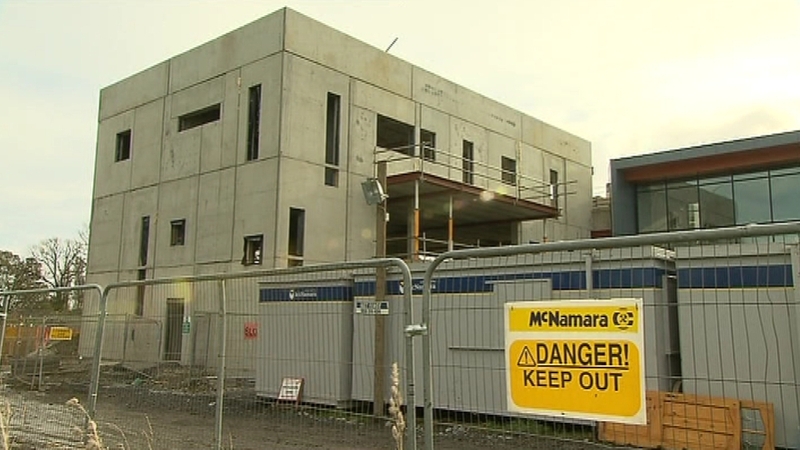 Unfinished - a partly built site in Tallaght