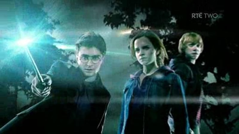 Daniel Radcliffe as Harry Potter, Emma Watson as Hermione Granger and Rupert Grint as Ron Weasley