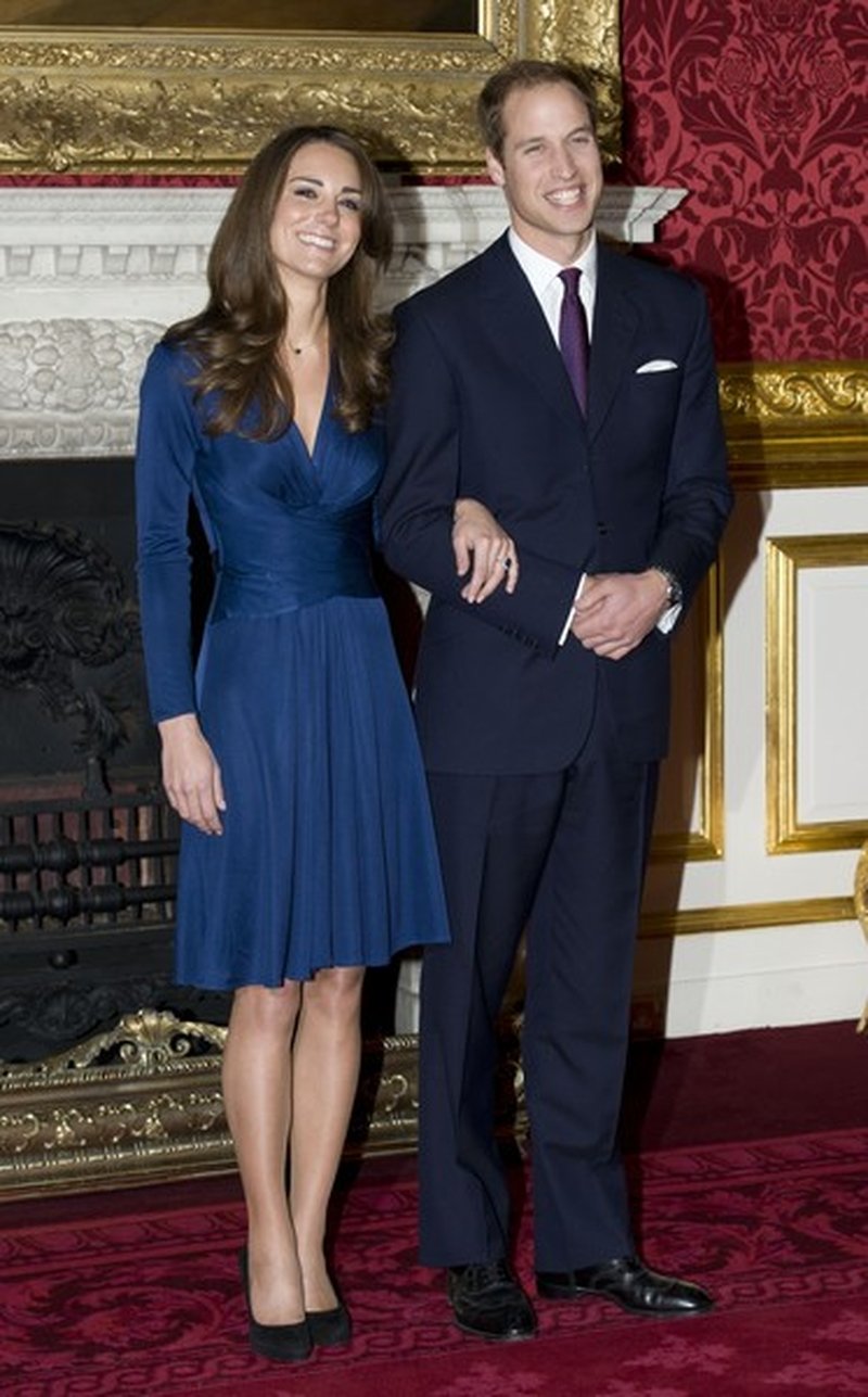 Prince William with his bride-to-be