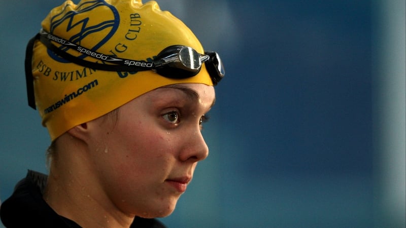 Aisling Cooney broke her own Irish record in the 100m backstroke
