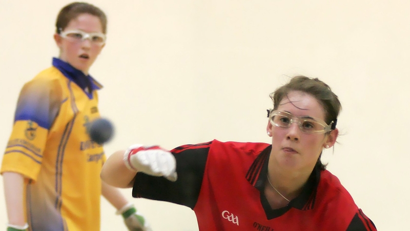 Down's Lorraine Havern and Cork's Catriona Casey in action earlier in the year