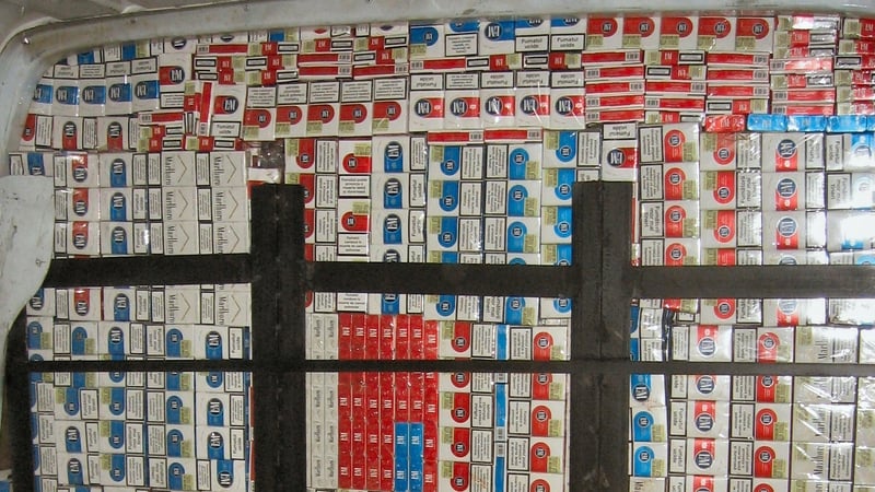 Eight million cigarettes were seized