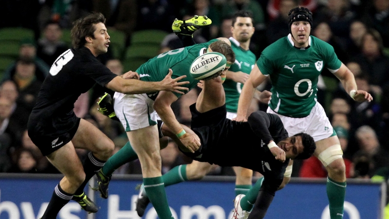 Jamie Heaslip and Mils Muliaina