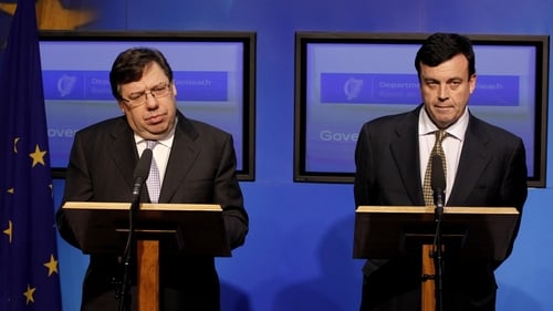 Cowen &amp; Lenihan - Formal request for help from EU and IMF