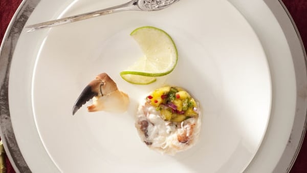 Creamy Crab with Mango Coriander and a Hint of Chi