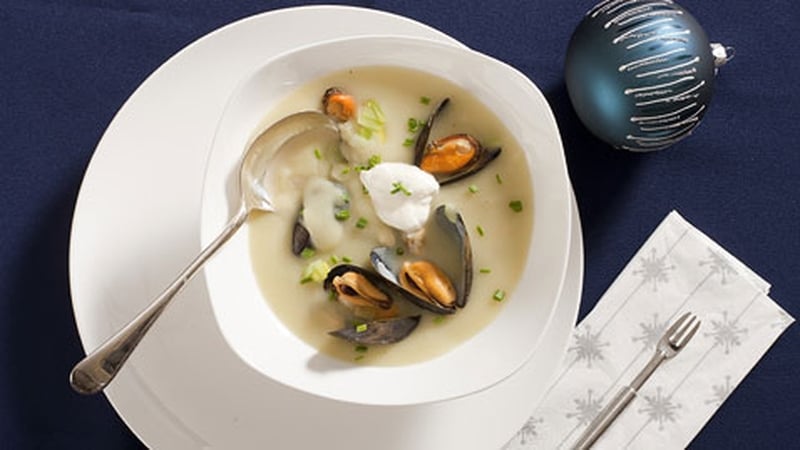 Martin Shanahan's Potato, Leek and Mussel Soup