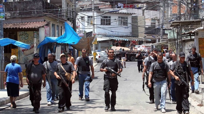 Brazil - Police are trying to clear drug gangs from favelas