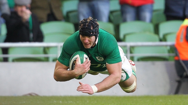 Stephen Ferris's first half try was one of two five-pointers for Ireland in their victory over the Pumas