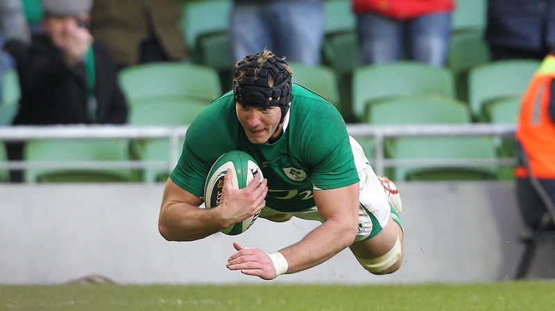 Stephen Ferris's first half try was one of two five-pointers for Ireland in their victory over the Pumas