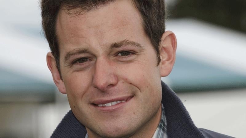 Presenter Matt Baker finished early last night