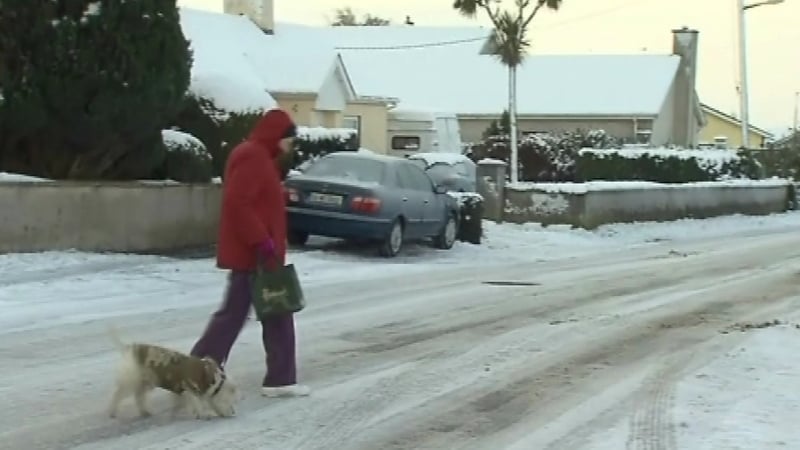 Weather - People should avoid driving if possible