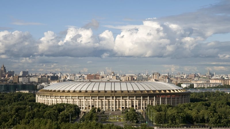 Thr Luzhniki Stadium in Moscow will be one of the stadiums used for the 2018 tournament