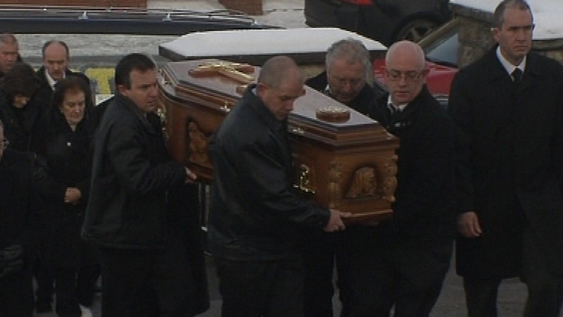Armagh - Funeral of Gerry Evans