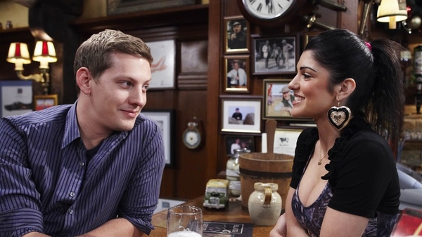 Alicia enjoys a cheeky flirt with Ryan