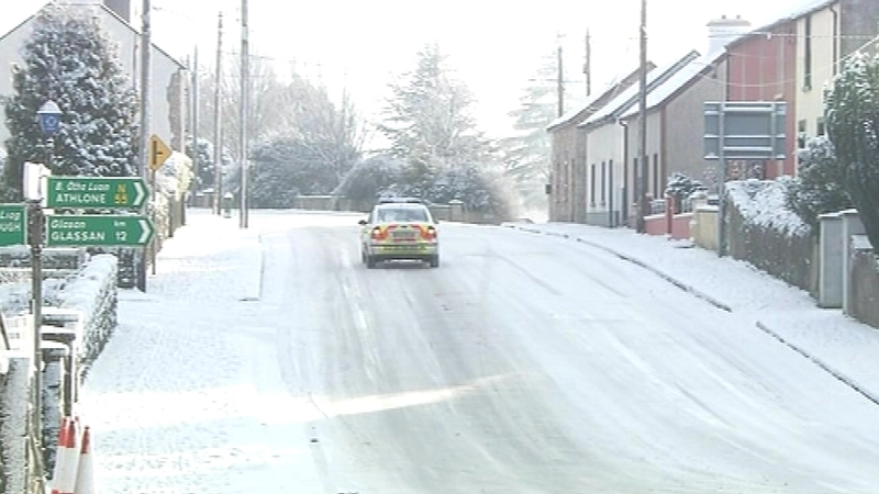 Ice - Roads slippery