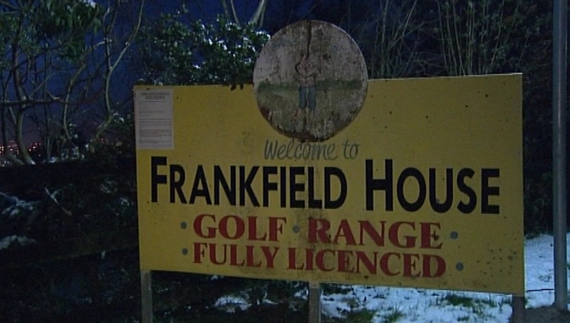 Cork - Teenagers were sledding on golf course