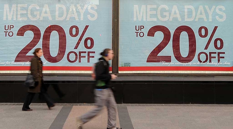 A rise in seasonal spending during the January sales helped boost consumer sentiment