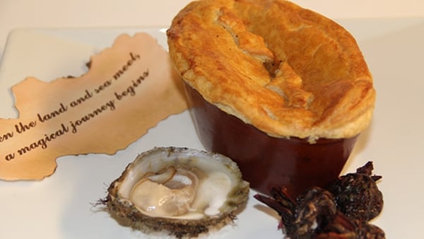 Beef and Guinness Pie with Oyster