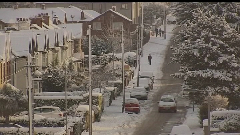 Sligo - Snow blankets the country