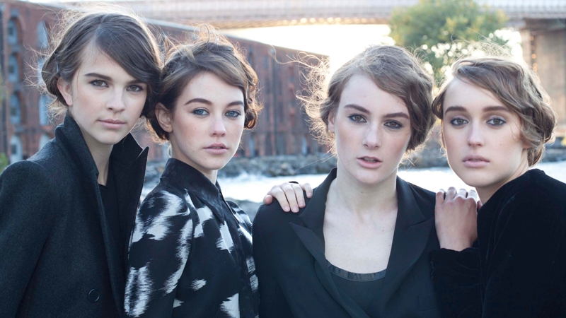 The final four contestants, Ellen, Aishling, Lucy and Tabea