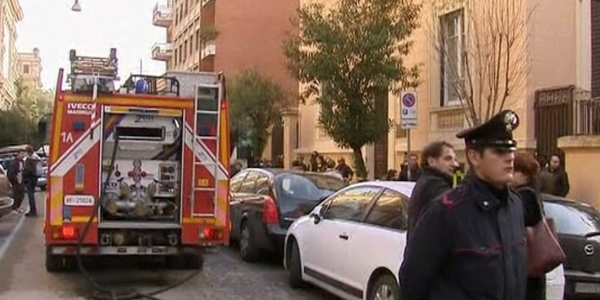 Rome - Blasts at two embassies