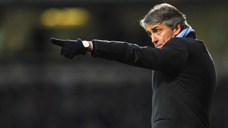 Roberto Mancini has set his sights on Edin Dzeko
