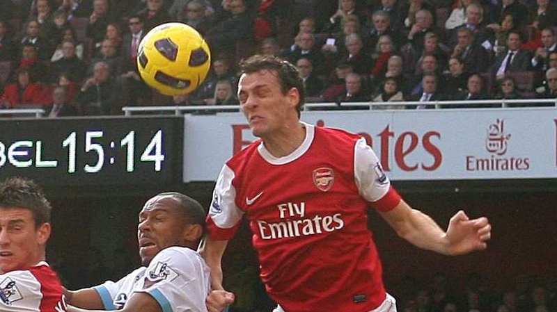 Sebastian Squillaci's own goal cost Arsenal victory against Wigan