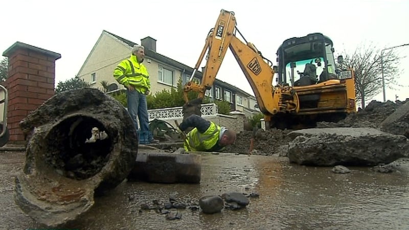 Water - Damaged pipes contribute to shortage