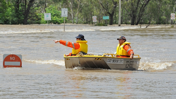 Australia - Town of Rockhampton submerged by flood waters