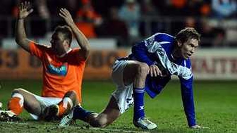 Birmingham City's Alexander Hleb capitalised on an error from Stephen Crainey to give the visitors the lead