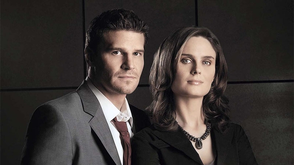 David Boreanaz and Emily Deschanel
