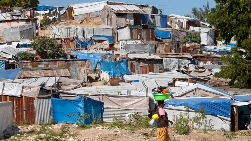 Haiti - Makeshift camps are home for thousands of people