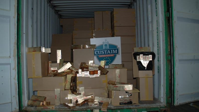 Louth - Customs officials stopped two trucks on the M1