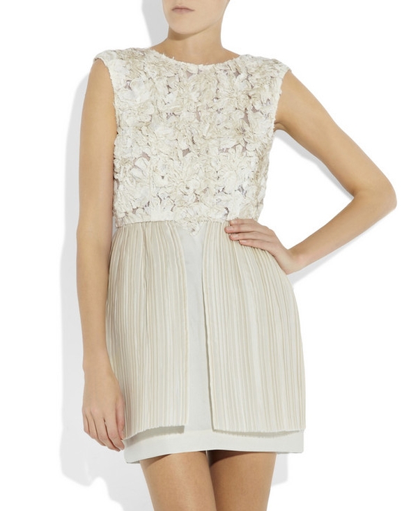 3.1 Phillip Lim silk-flower embellished dress