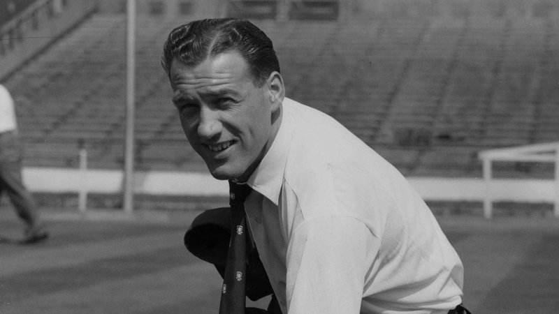 Nat Lofthouse before the 1958 FA Cup final