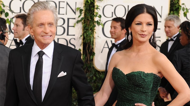 Michael Douglas has insisted that his relationship with Catherine Zeta-Jones are fine