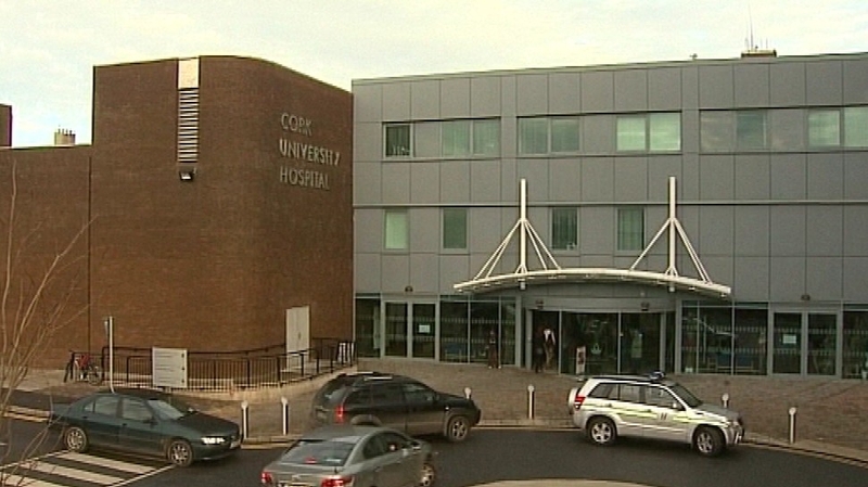 Cork University Hospital - Man being treated in hospital