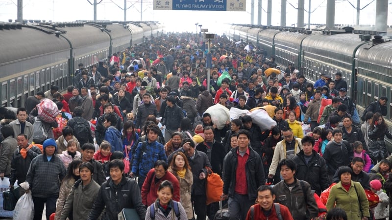 China - The peak travel period for the world's largest annual human migration has arrived