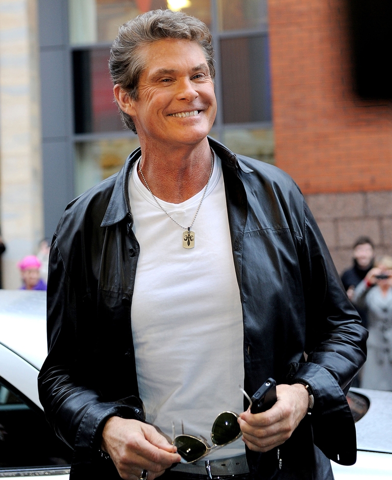 Hasselhoff - "He doesn't care that everyone thinks he's vain."