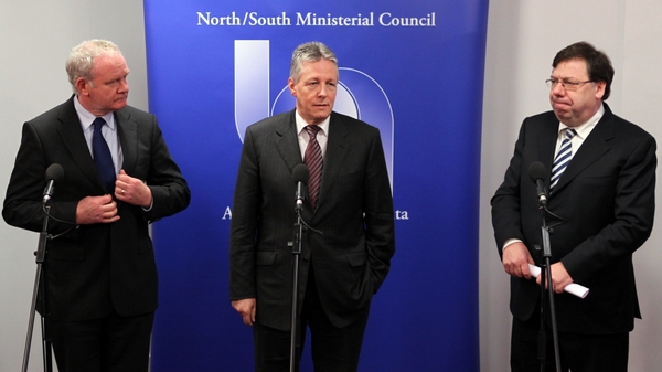 McGuinness, Robinson, Cowen - Meeting in Armagh