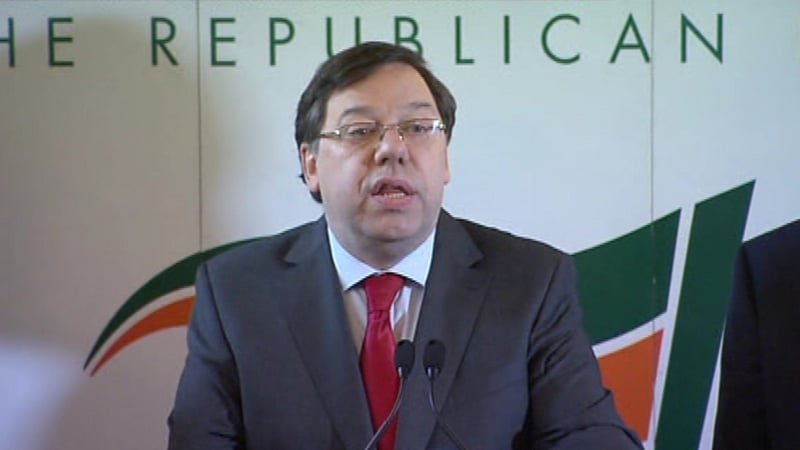 Brian Cowen - Has resigned as Fianna Fáil leader