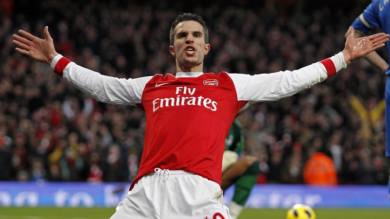 Robin Van Persie hit a hat-trick, as well as missing a penalty, at the Emirates
